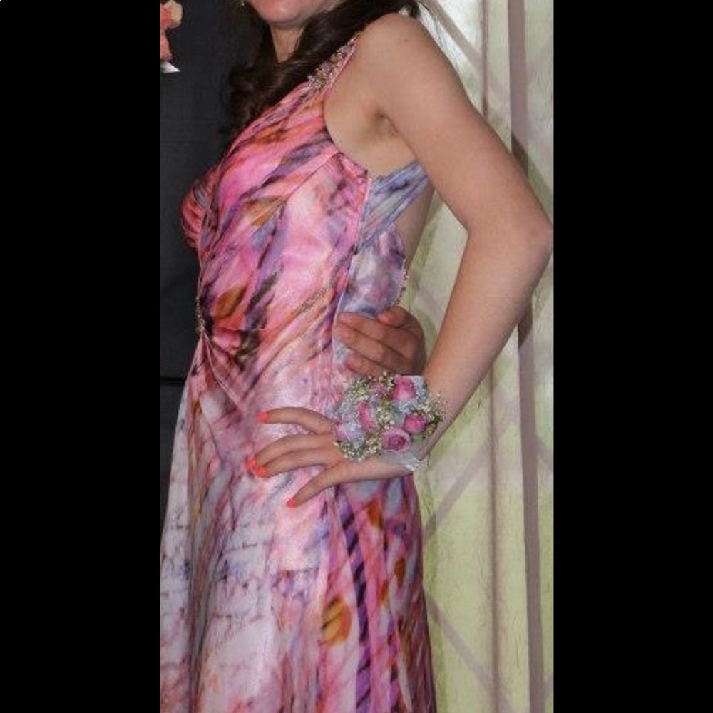 Prom dress watercolor